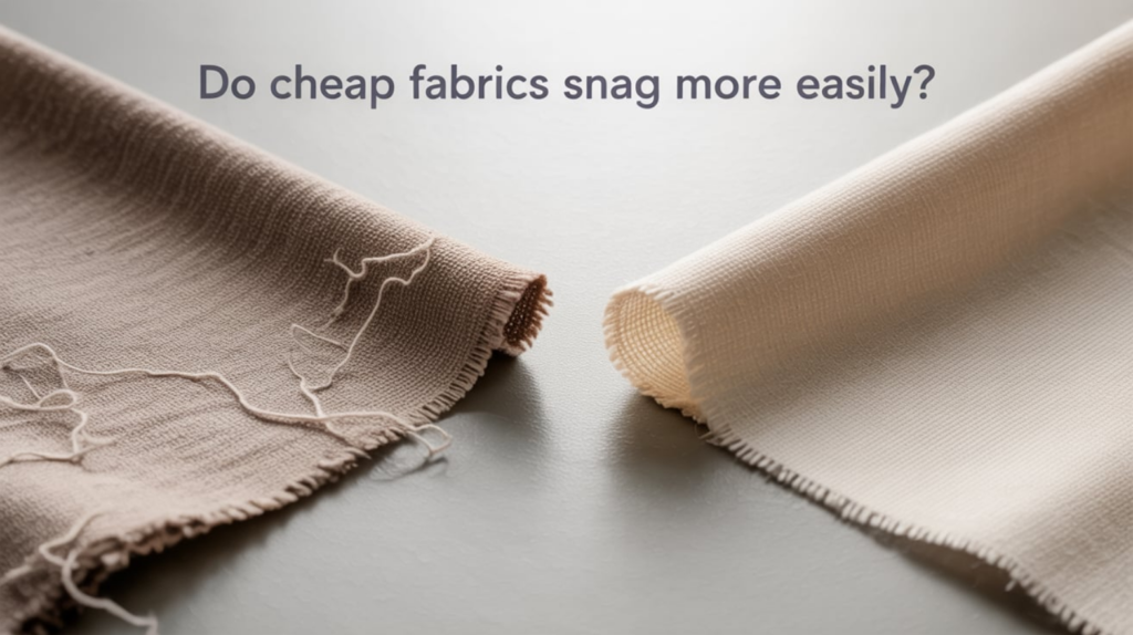 Do Cheap Fabrics Snag More Easily?