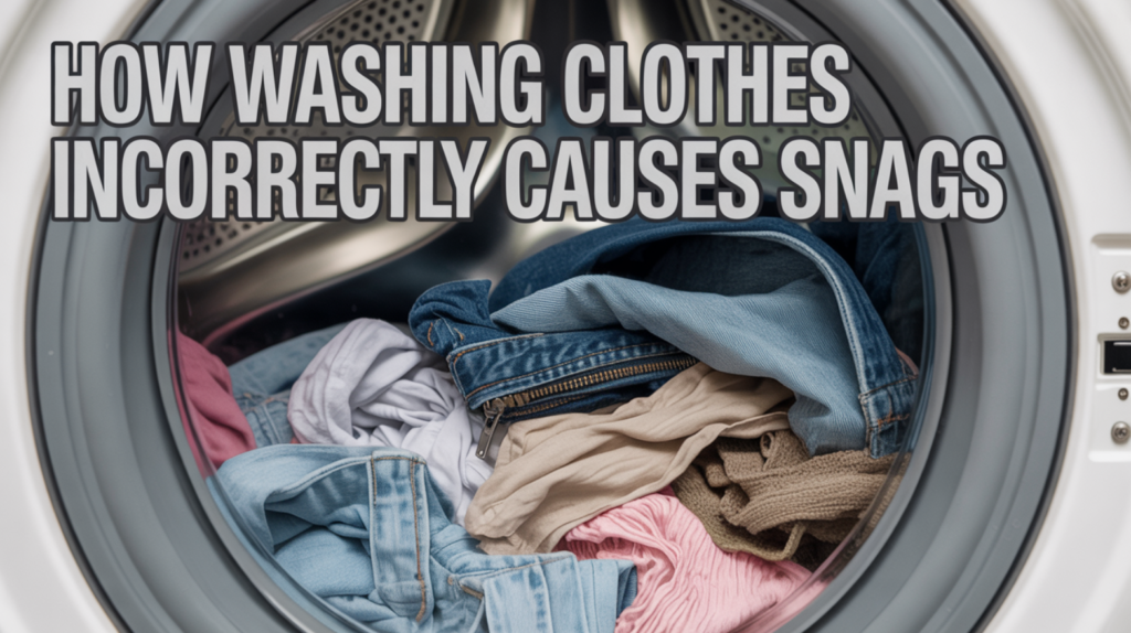 How Washing Clothes Incorrectly Causes Snags