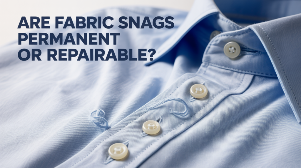 Are Fabric Snags Permanent or Repairable?