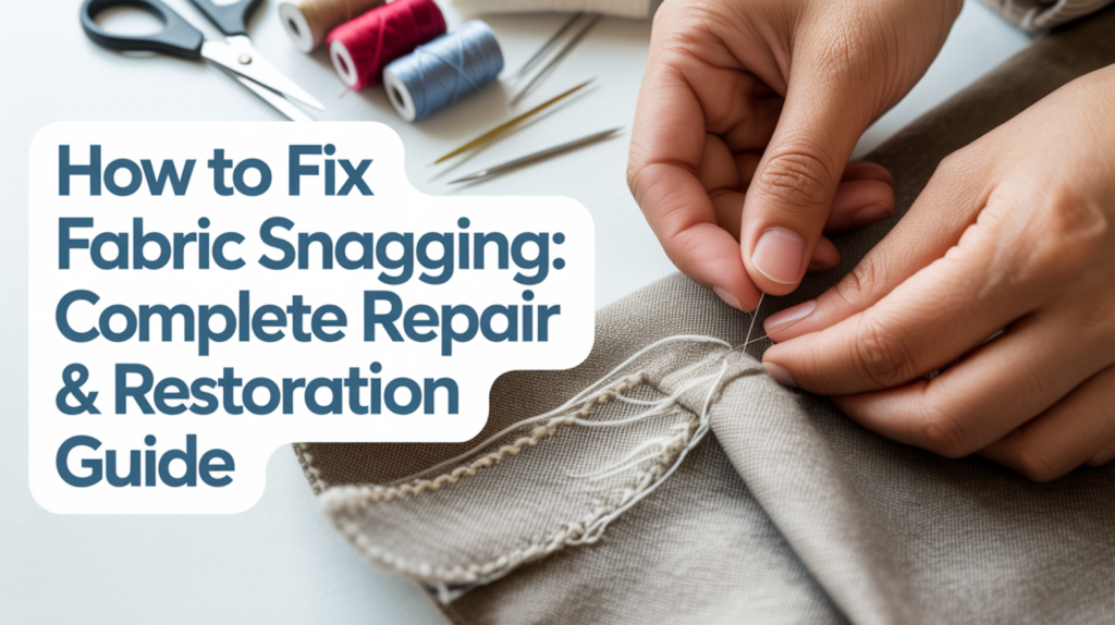 How to Fix Fabric Snagging: Complete Repair & Restoration Guide