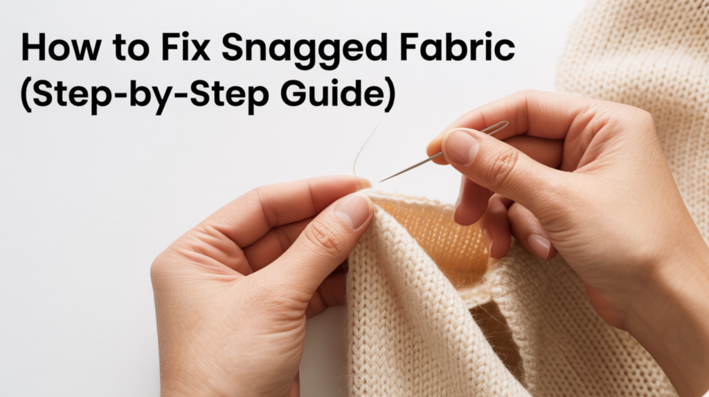 How to Fix Snagged Fabric (Step-by-Step Guide)