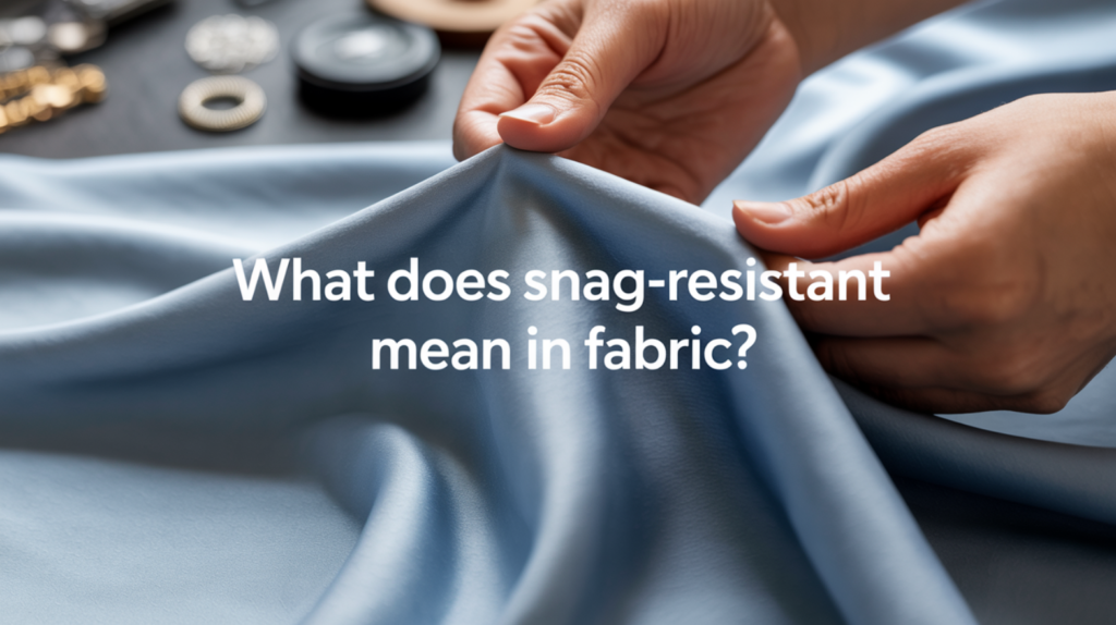 What Does Snag-Resistant Mean in Fabric?