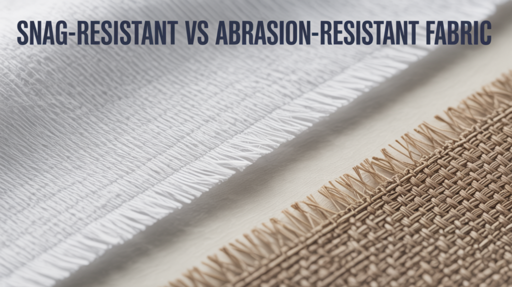 Snag-Resistant vs Abrasion-Resistant Fabric