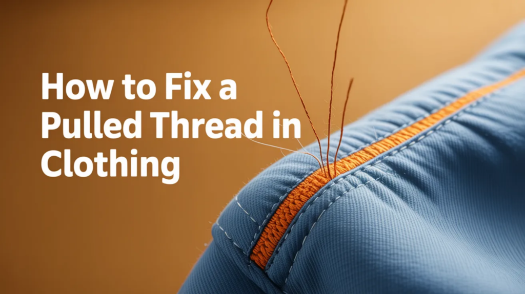 How to Fix a Pulled Thread in Clothing